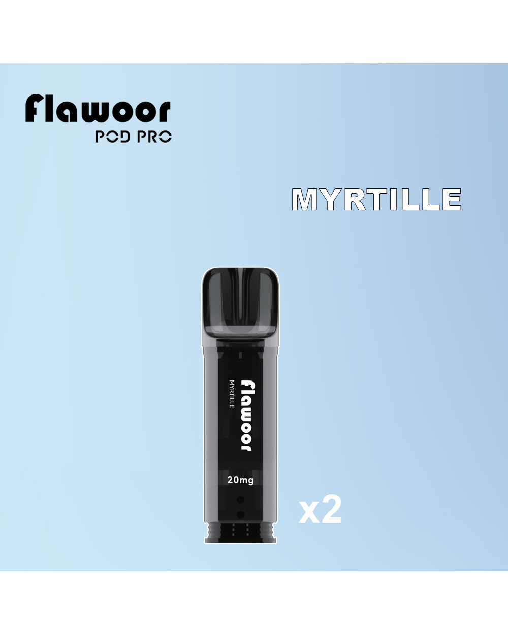 Cartouches Myrtilles / 2pcs - FLAWOOR POD PRO