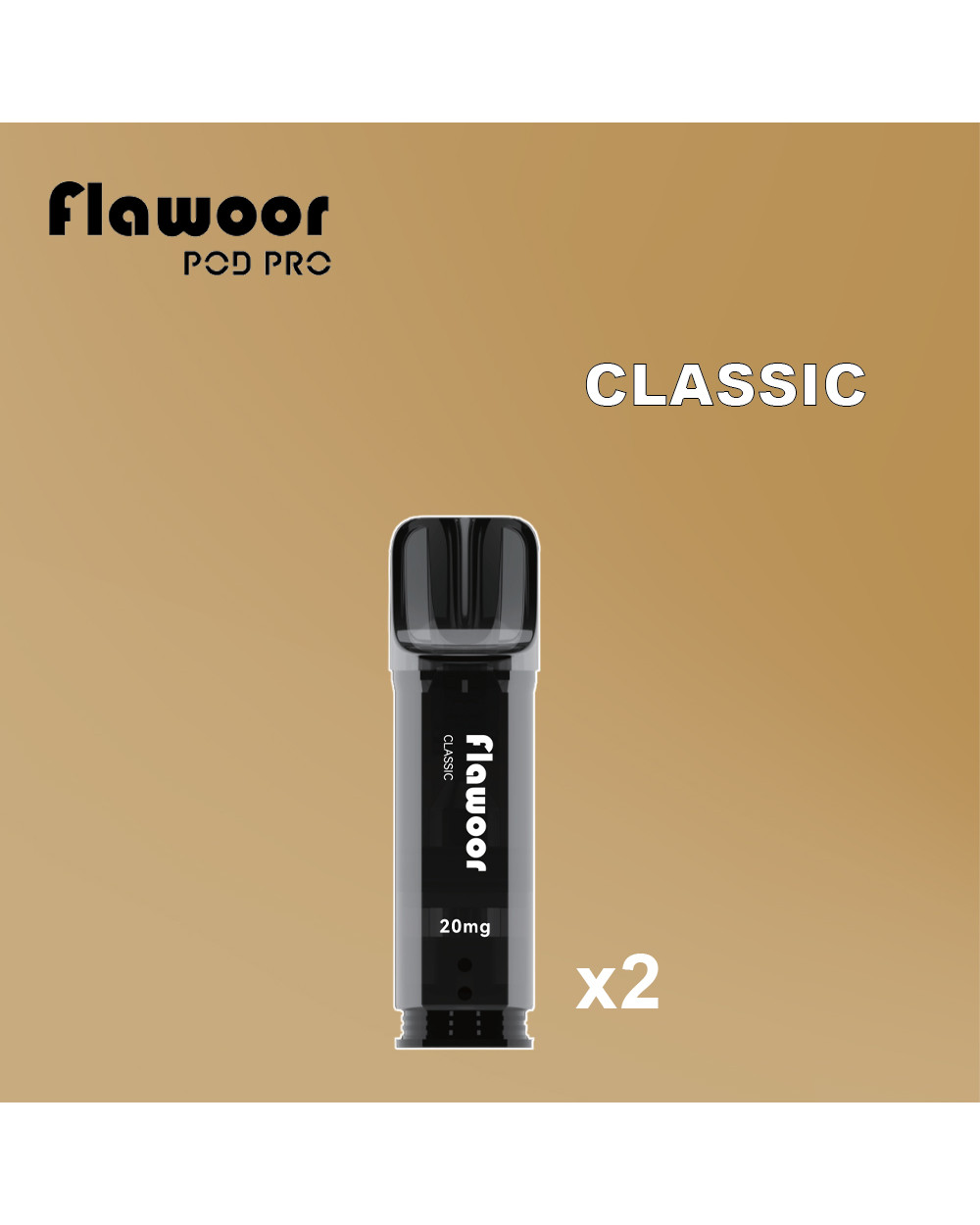 Cartouches Classic/ 2pcs - FLAWOOR POD PRO