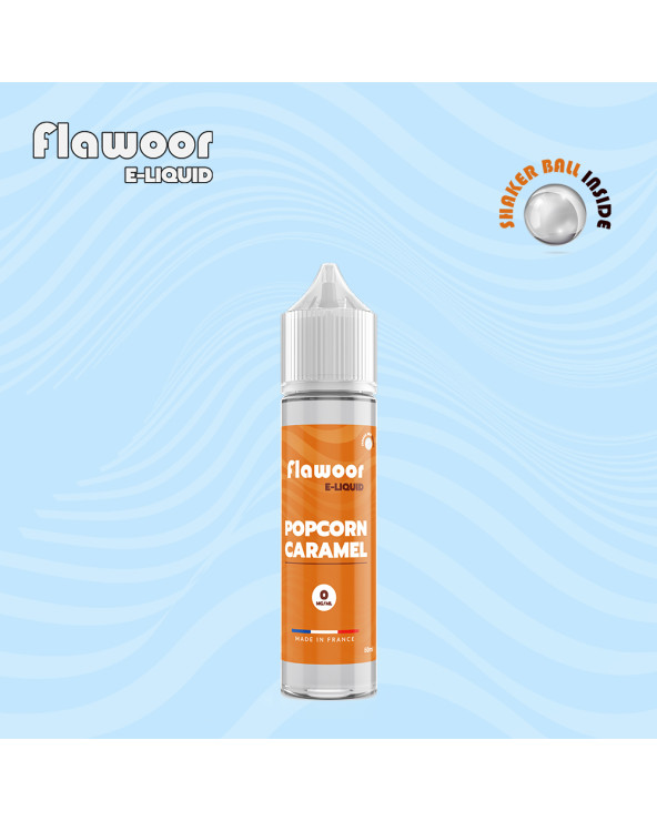 Popcorn Caramel 50ml - FLAWOOR E-LIQUID