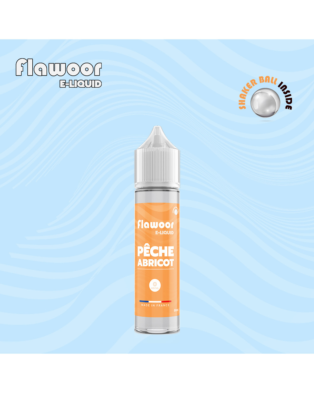 Pche Abricot 50ml - FLAWOOR E-LIQUID
