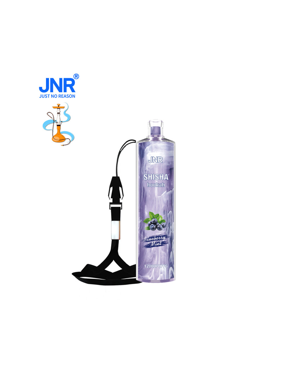 Myrtille Menthe - SHISHA HOOKAH 12 000puffs -JNR