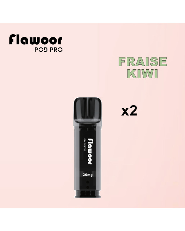 Cartouches Fraise Kiwi / Lot de 2 - FLAWOOR POD PRO