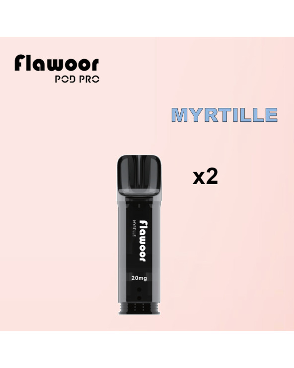 Cartouches Myrtilles / Lot de 2 - FLAWOOR POD PRO