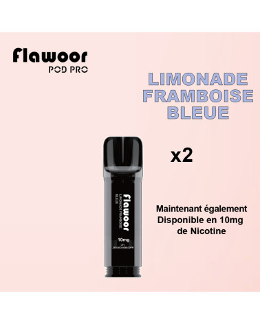Cartouches Limonade Framboise Bleue  / Lot de 2 - FLAWOOR POD PRO