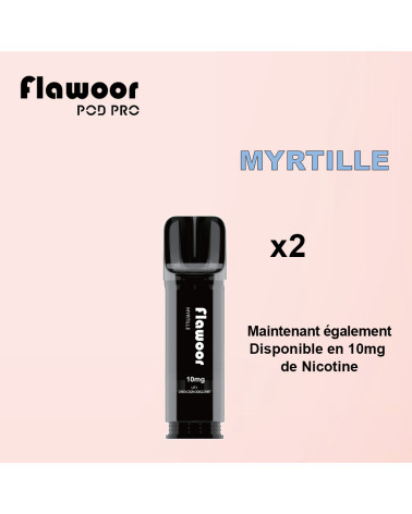 Cartouches Myrtilles / Lot de 2 - FLAWOOR POD PRO