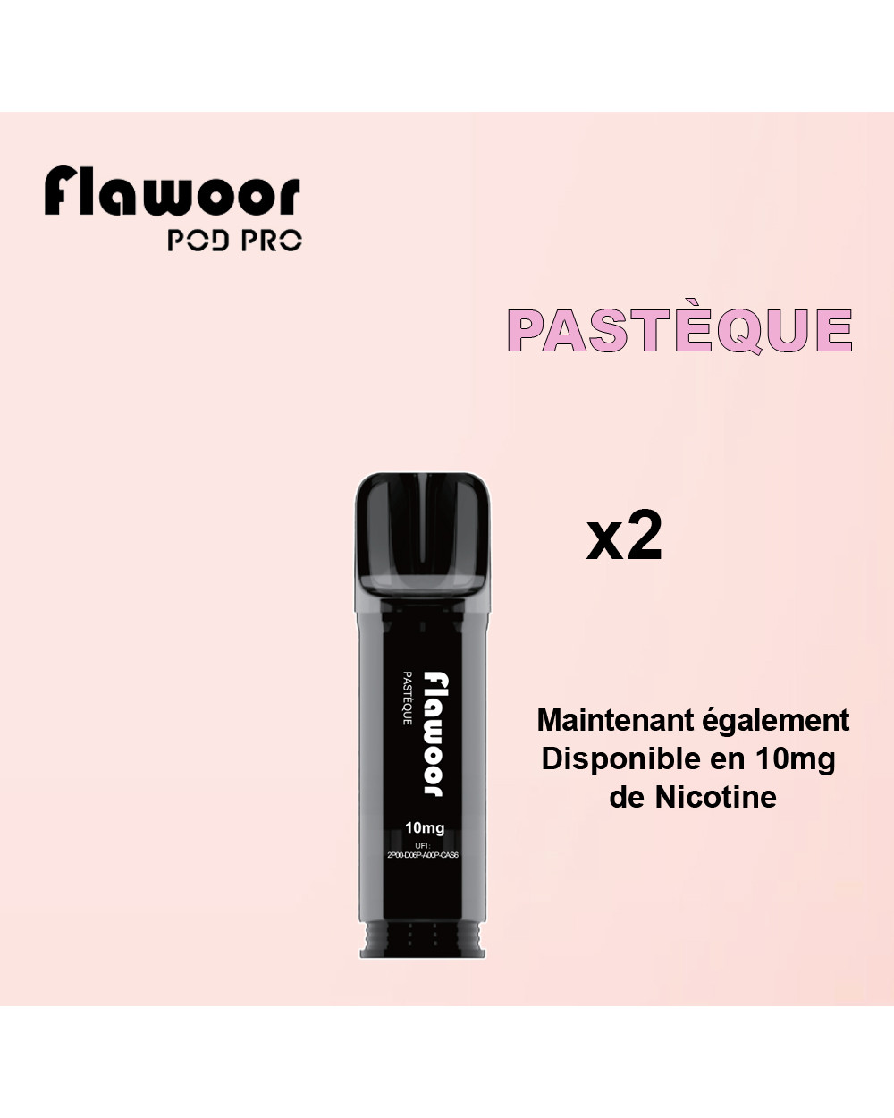 Cartouches Pastèque / Lot de 2 - FLAWOOR POD PRO