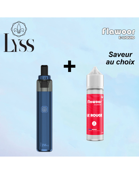 PACK - LYSS Kit SI Bleu - Flawoor E-liquid 50ml
