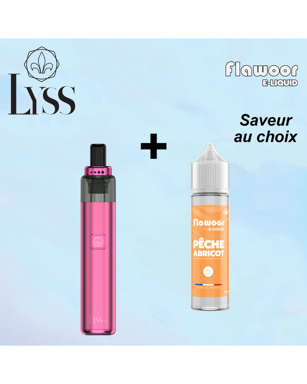 PACK - LYSS Kit SI Magenta - Flawoor E-liquid 50ml