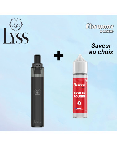 PACK - LYSS Kit SI Noir - Flawoor E-liquid 50ml