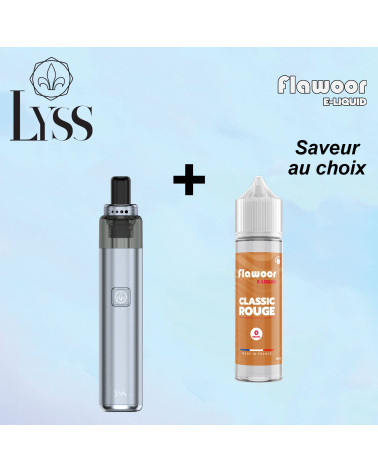 PACK - LYSS Kit SI Titanium - Flawoor E-liquid 50ml
