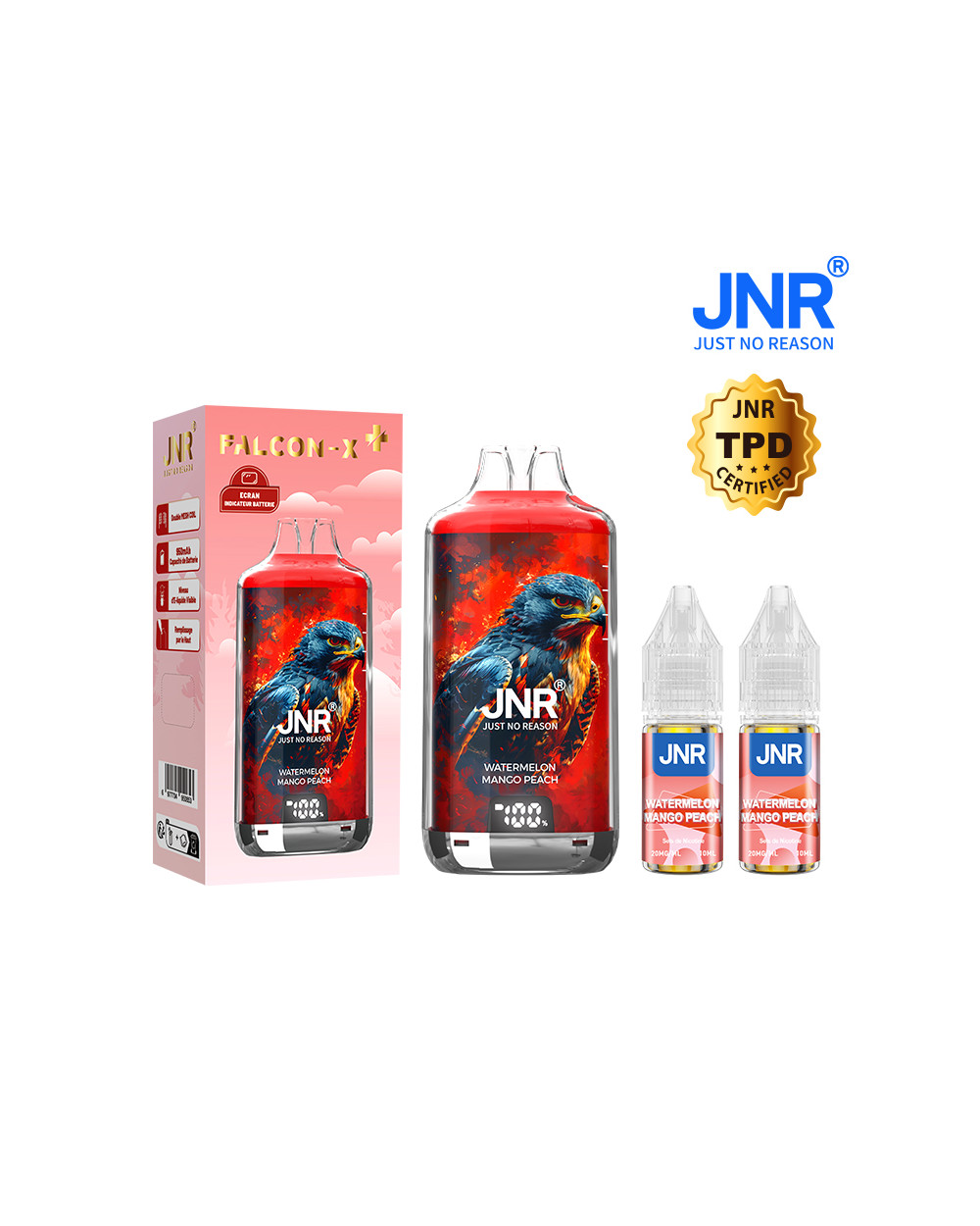 Watermelon Mango Peach 28000 puffs- FALCON X +