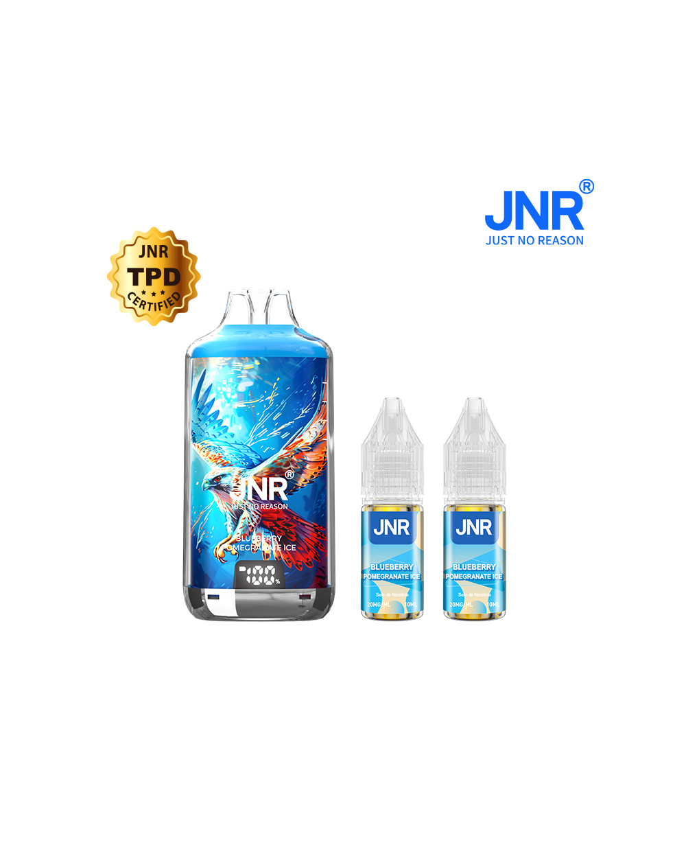 e-liquide flacon x blueberry pommegranate jva PUFF JNR FALCON X