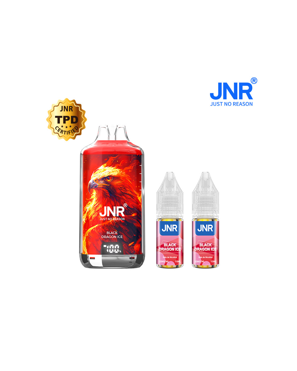 PUFF JNR FALCON X - Black Dragon Ice 28k PUFF JNR FALCON X - Black Dragon Ice 28k