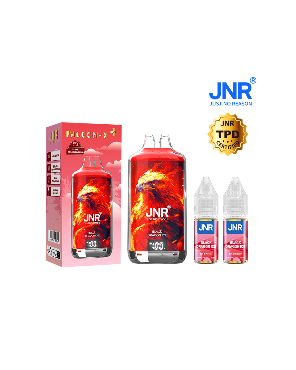 Black Dragon Ice 28000 puffs- FALCON X + JNR