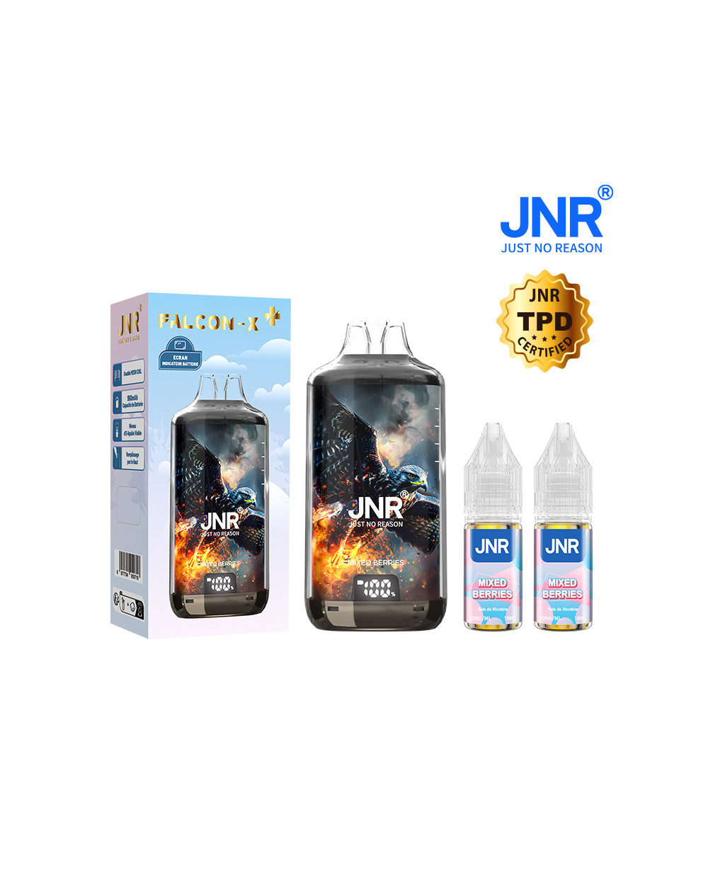 Mixed Berries 28000 puffs- FALCON X + JNR