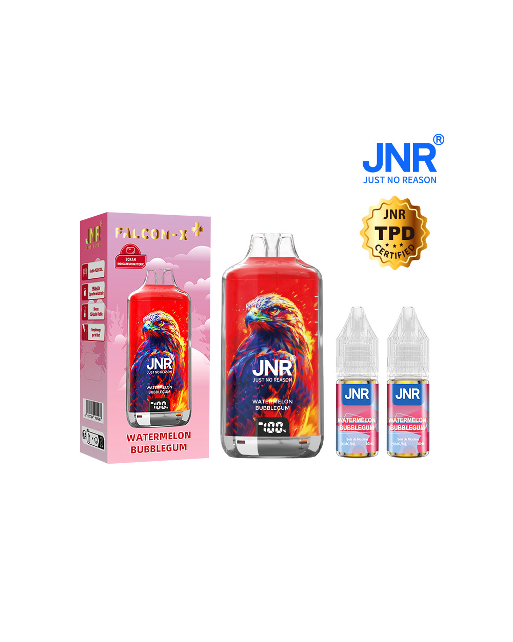 Watermelon Bubblegum 28000 puffs - FALCON X + JNR