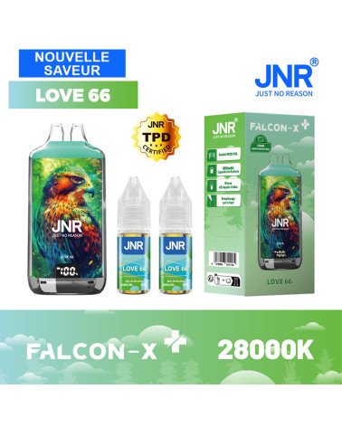 LOVE 66 -28000 puffs- FALCON X +