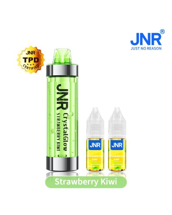 PUFF JNR CRYSTAL GLOW + STRAWBERRY KIWI 33k Kit