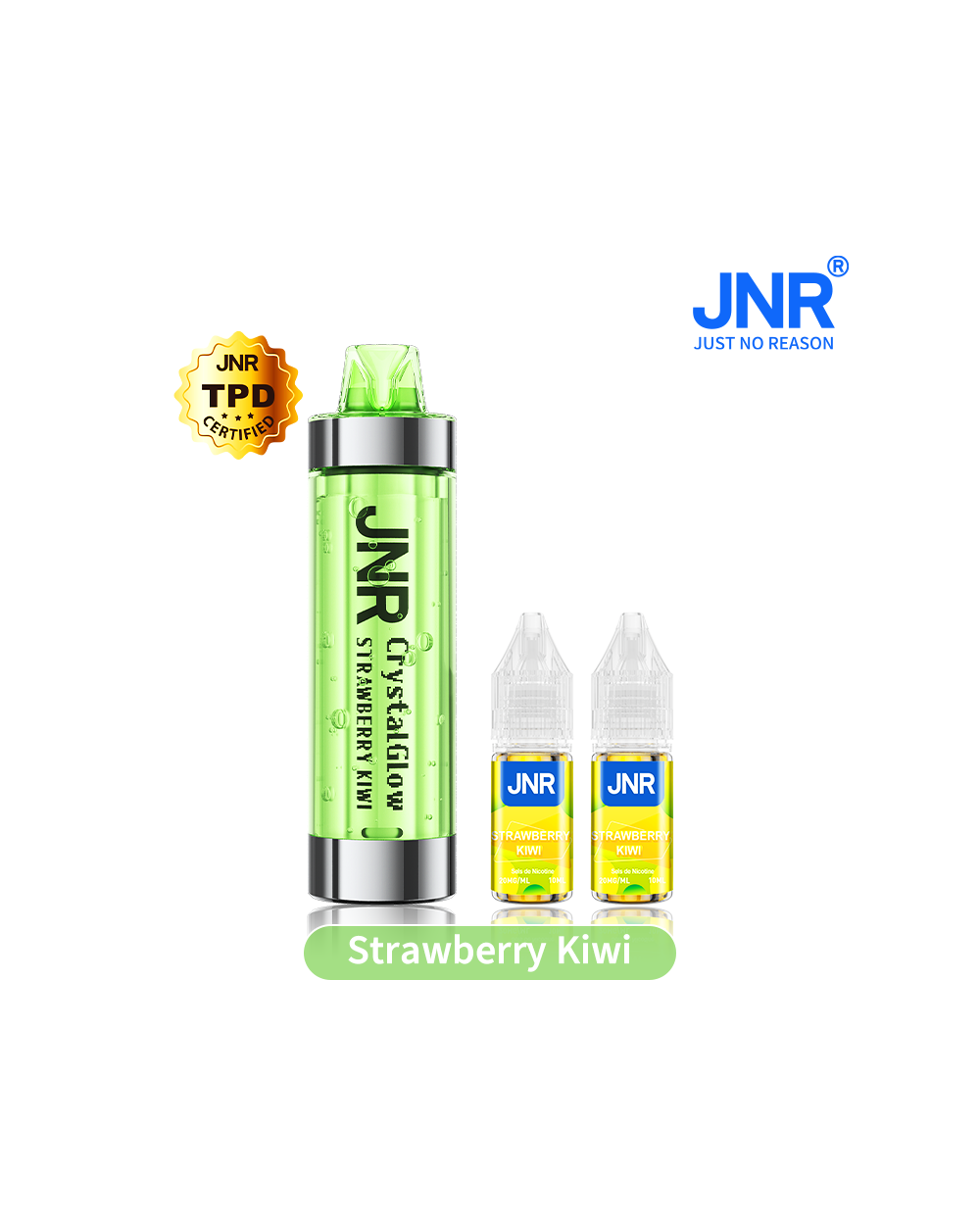 PUFF JNR CRYSTAL GLOW + STRAWBERRY KIWI 33k Kit