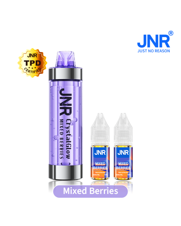 PUFF JNR CRYSTAL GLOW + MIXED BERRIES 33k Kit