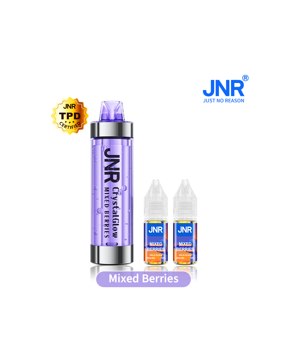 PUFF JNR CRYSTAL GLOW + MIXED BERRIES 33k Kit