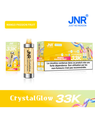 PUFF JNR CRYSTAL GLOW + MANGO PASSION FRUIT 33k Boîtes