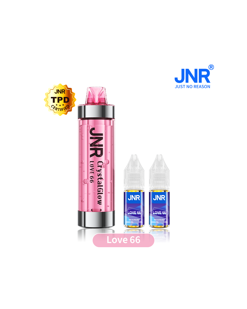 PUFF JNR CRYSTAL GLOW + LOVE66 33k Kit