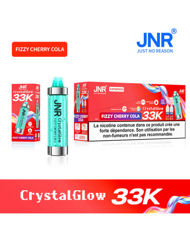 PUFF JNR CRYSTAL GLOW + FIZZY CHERRY COLA 33k Boîtes