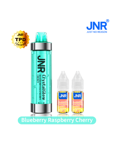PUFF JNR CRYSTAL GLOW + BLUEBERRY RASPBERRY CHERRY 33k Kit