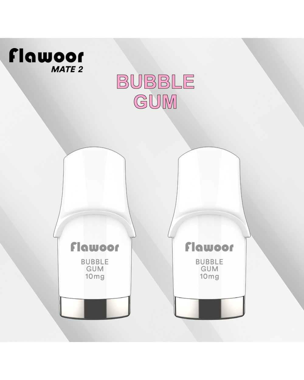 Cartouches Bubble Gum / 2pcs - FLAWOOR MATE 2