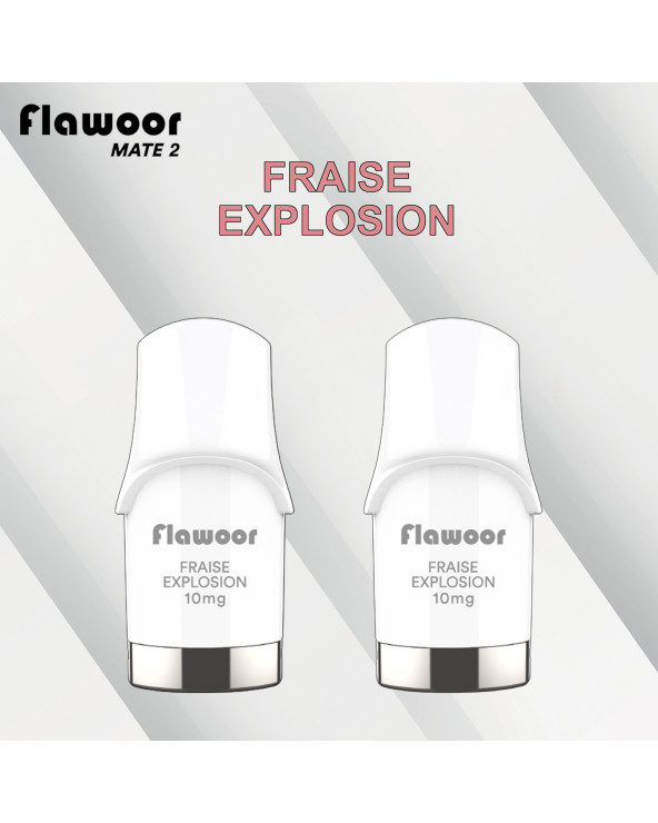 Cartouches Fraise Explosion / 2pcs - FLAWOOR MATE 2